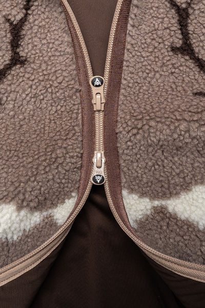 Piping Jacket - Boa Jacquard - Beige