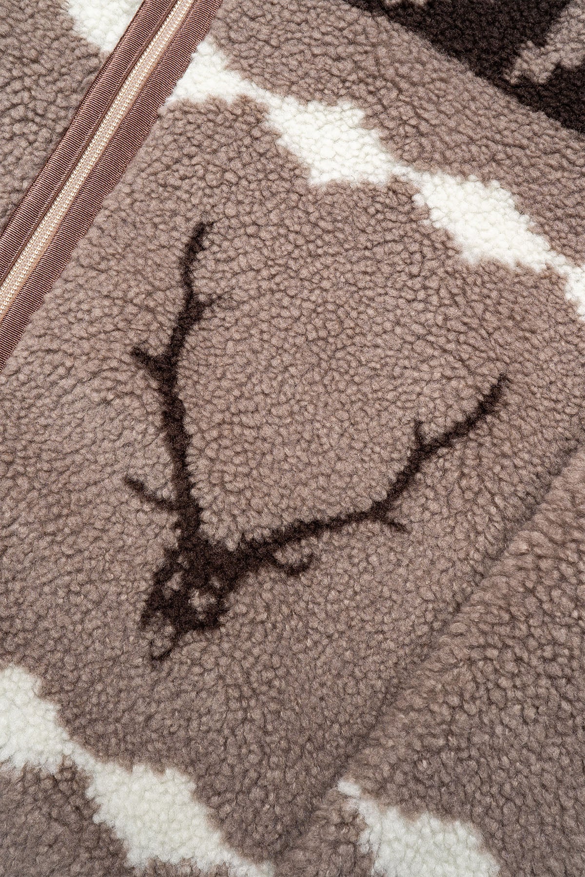 Piping Jacket - Boa Jacquard - Beige