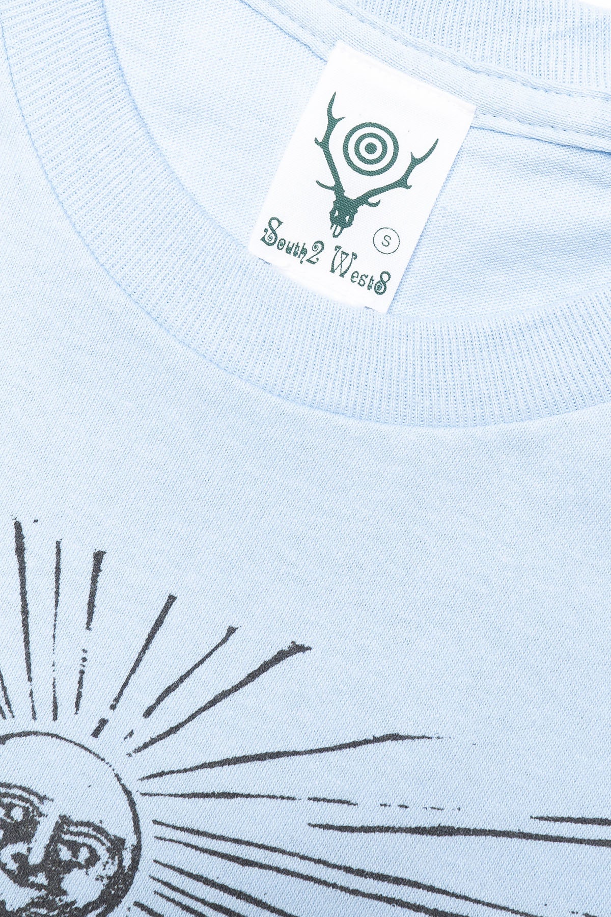 South2 West8 x F.KITAMURA L/S Tee /A - Lt. Blue