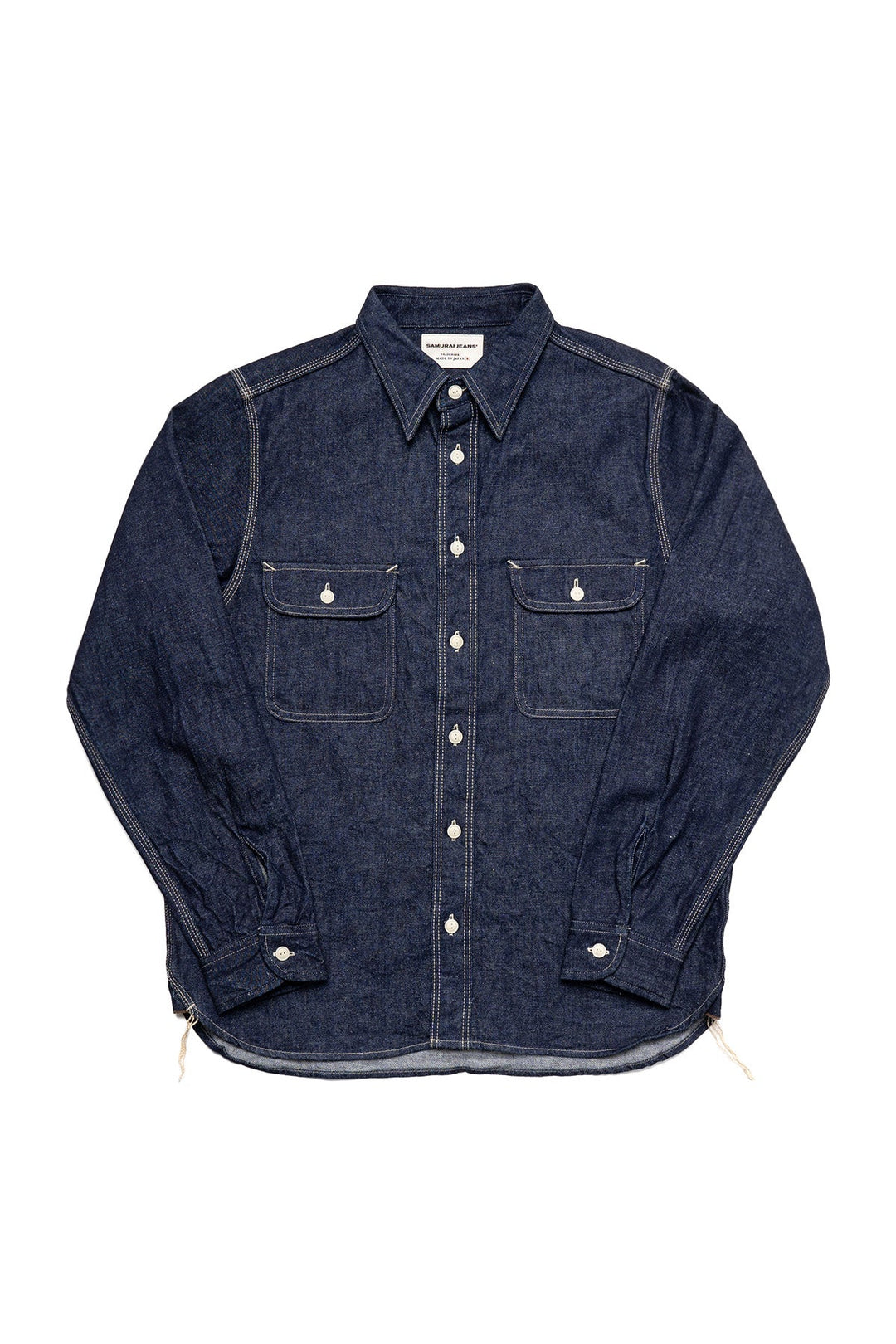 10oz Denim Work Shirt - Indigo – BLUE IN GREEN SOHO