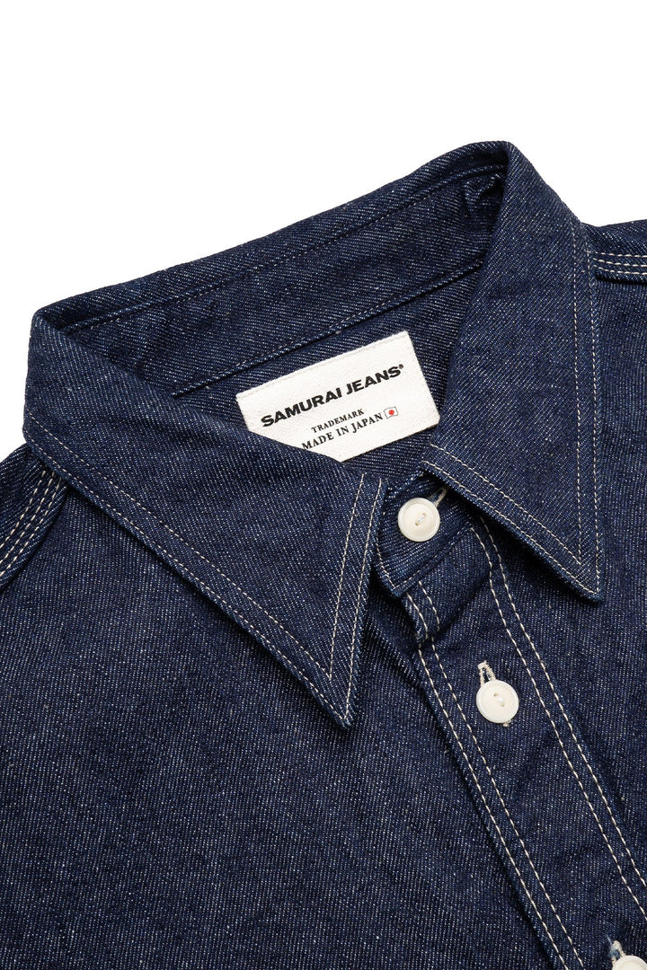 10oz Denim Work Shirt - Indigo – BLUE IN GREEN SOHO