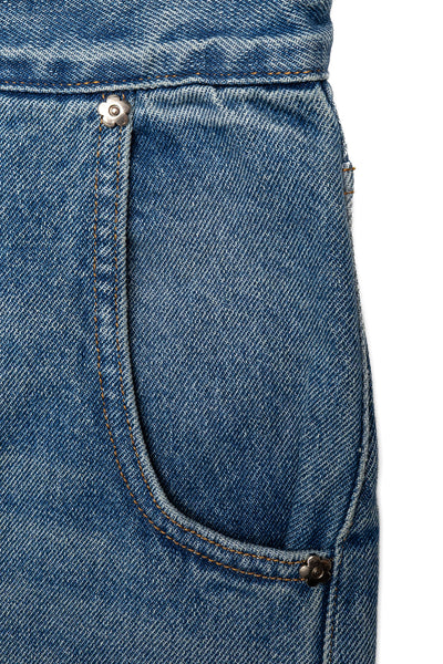 Straight Cut Jeans - Vintage Blue