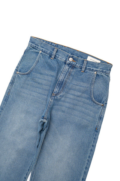Straight Cut Jeans - Vintage Blue