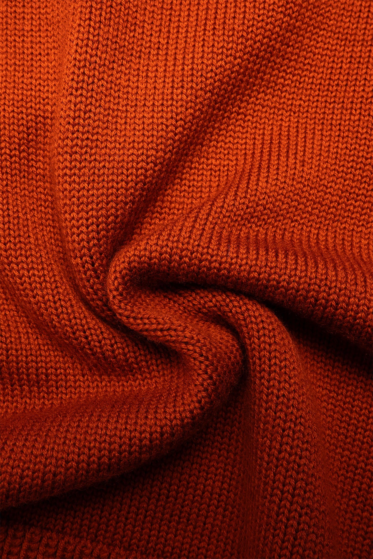 Track Sweater - Burnt Orange