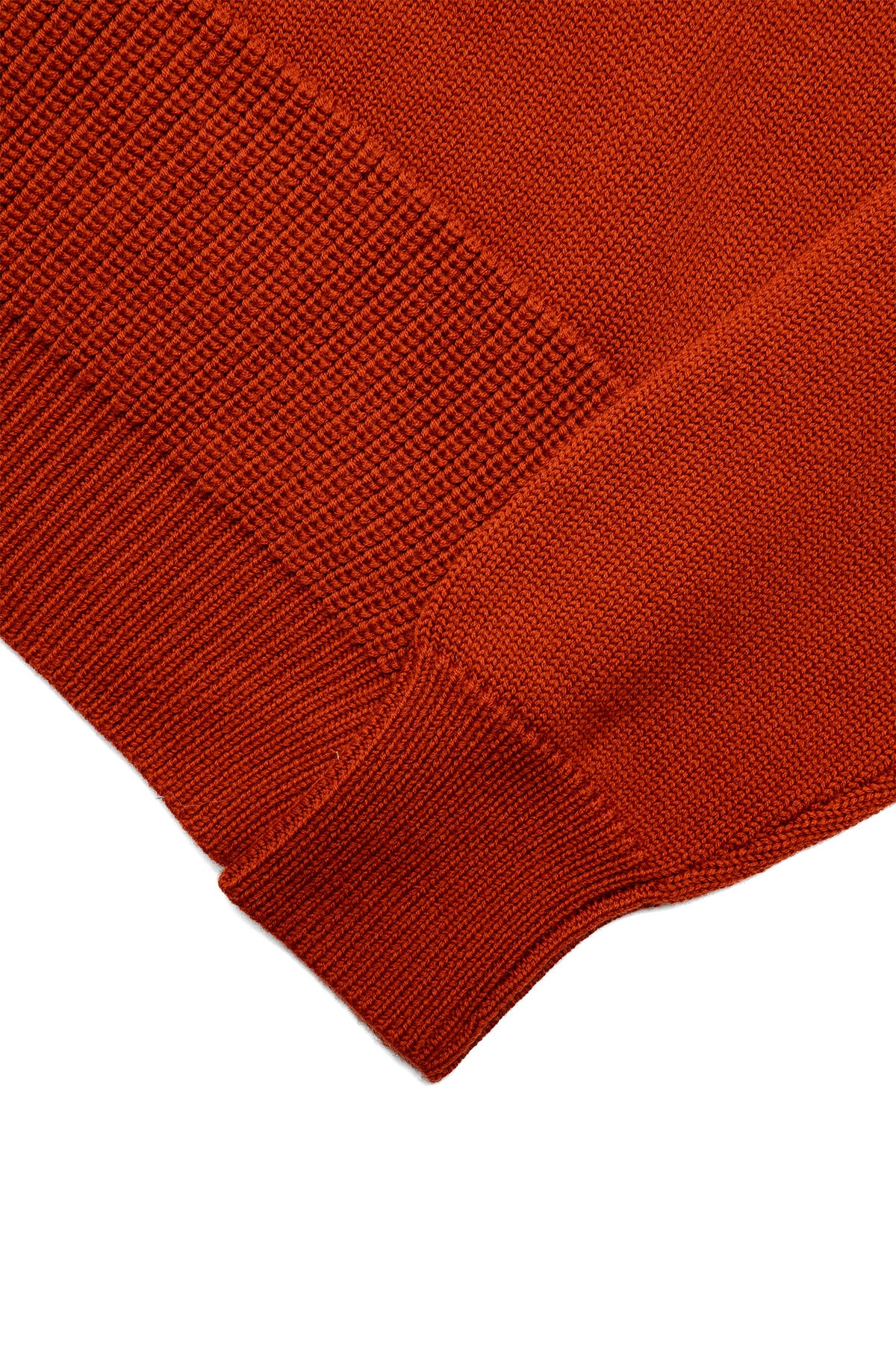 Track Sweater - Burnt Orange