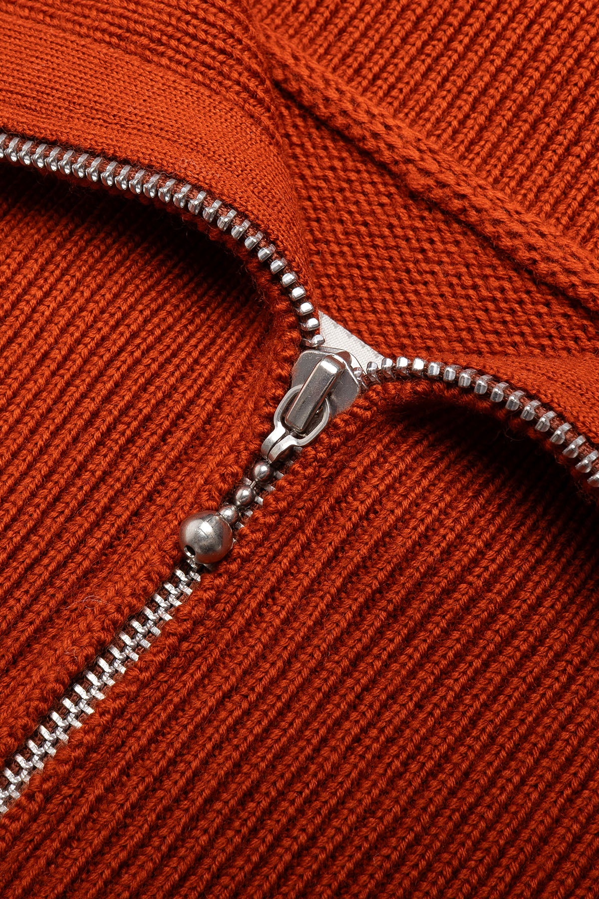 Track Sweater - Burnt Orange