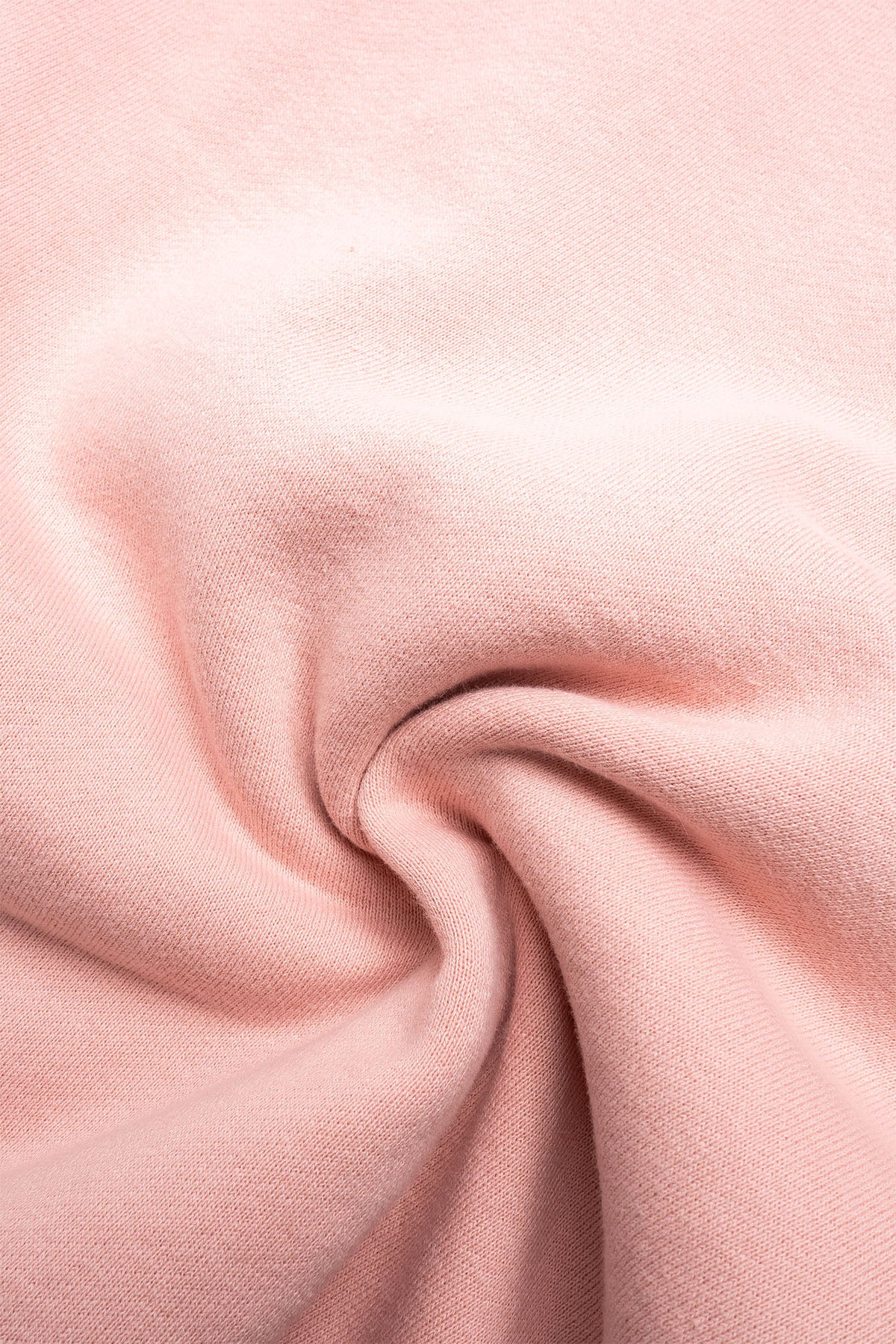 Sweat Pullover Hoodie Raised Back - Pink