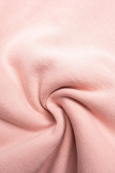 Sweat Pullover Hoodie Raised Back - Pink