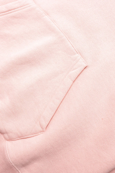 Sweat Pullover Hoodie Raised Back - Pink