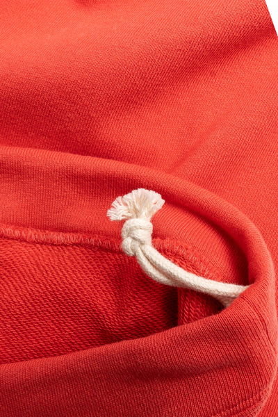 Sweat Half Zip Hoodie - Red
