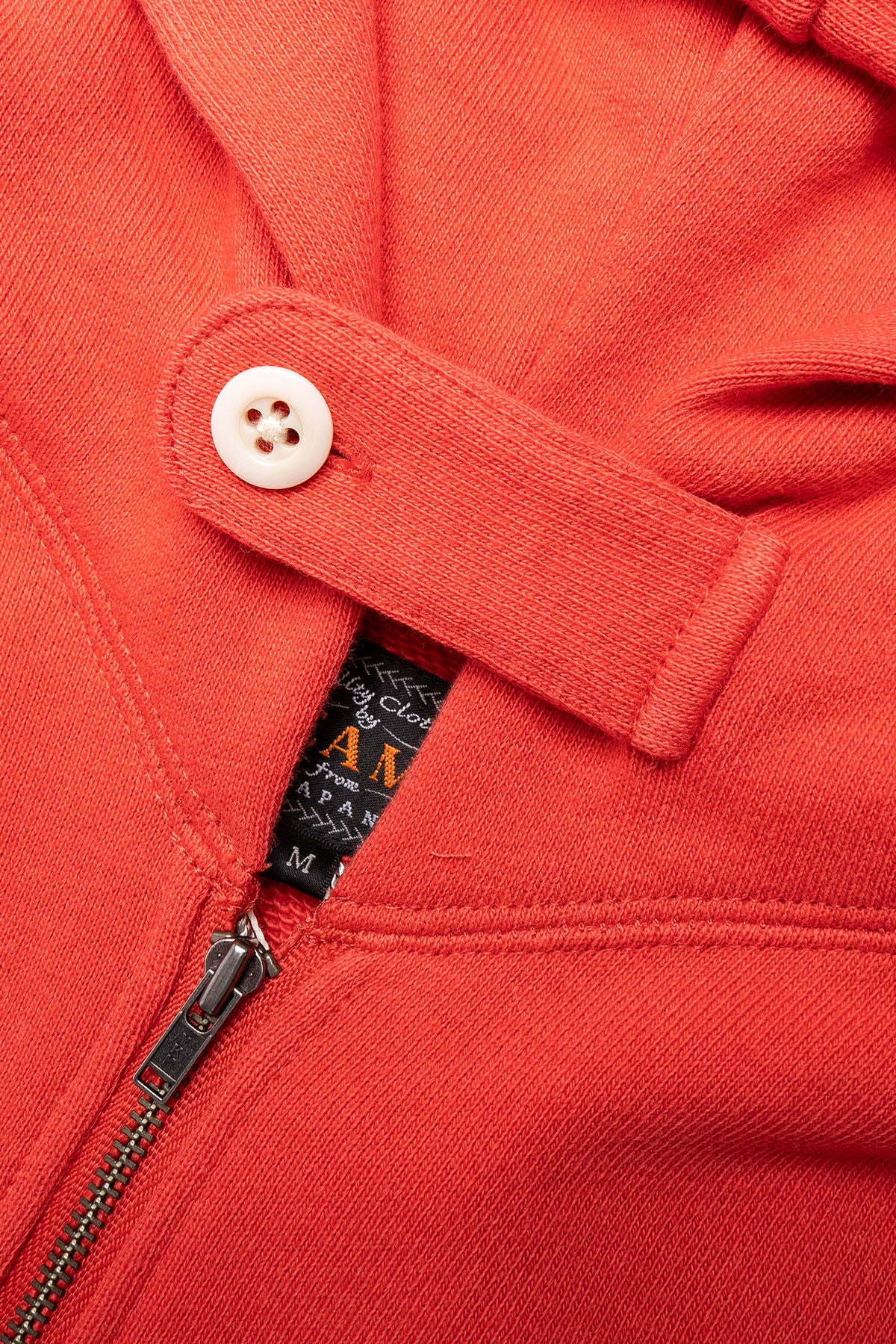 Sweat Half Zip Hoodie - Red