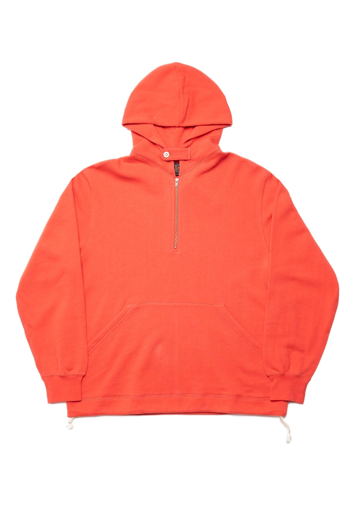 Sweat Half Zip Hoodie - Red