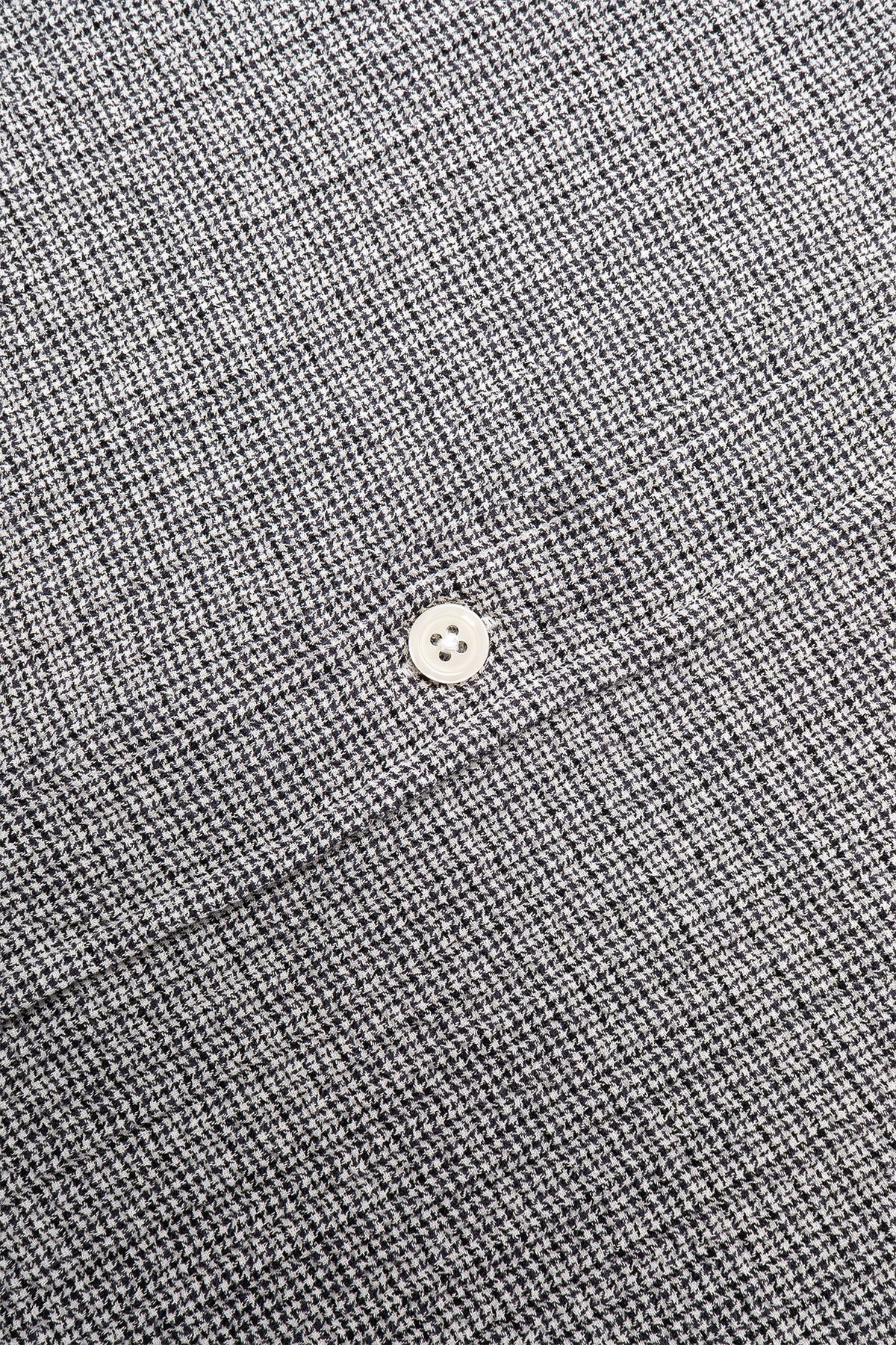 Vacation Shirt - Mini Houndstooth Seersucker