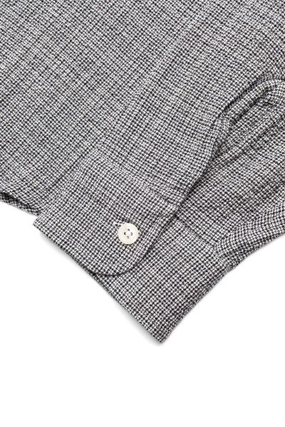 Vacation Shirt - Mini Houndstooth Seersucker