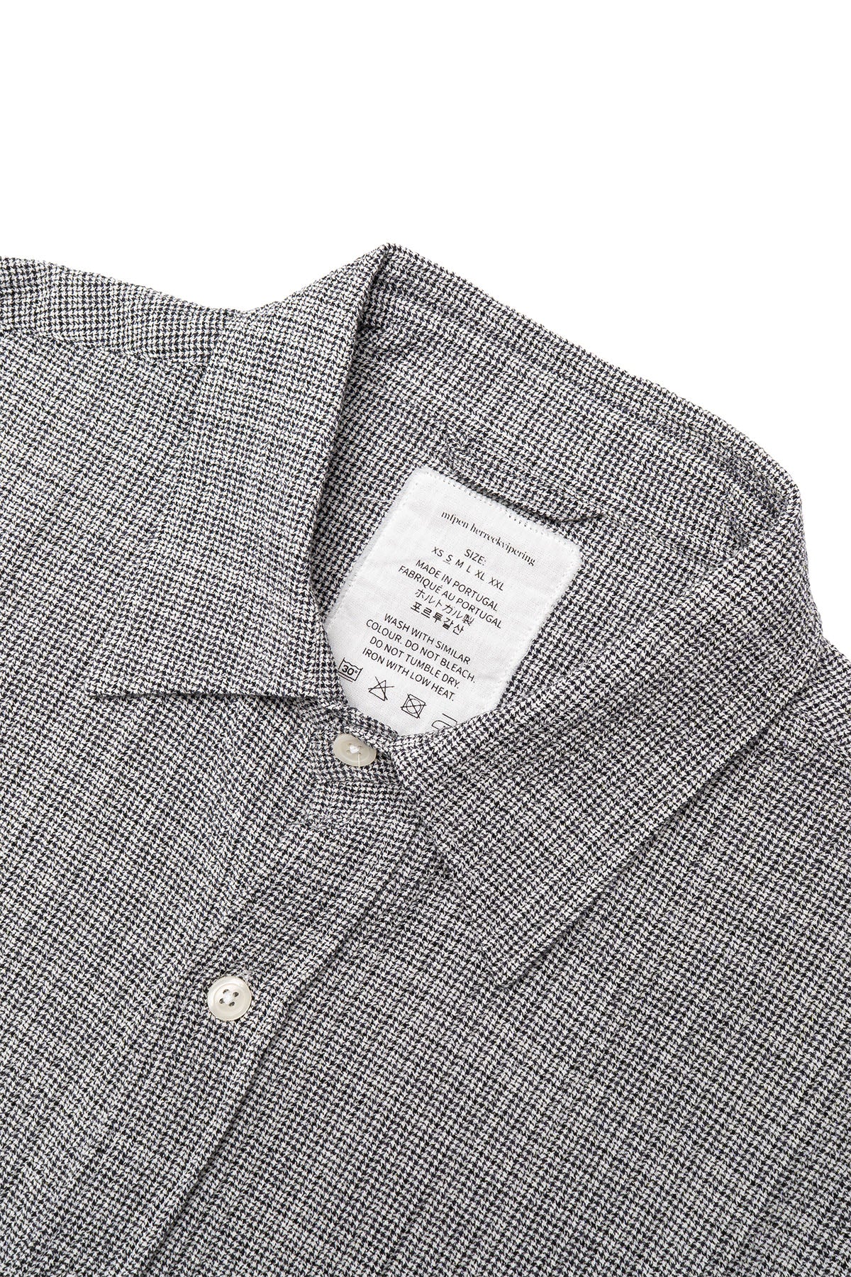 Vacation Shirt - Mini Houndstooth Seersucker