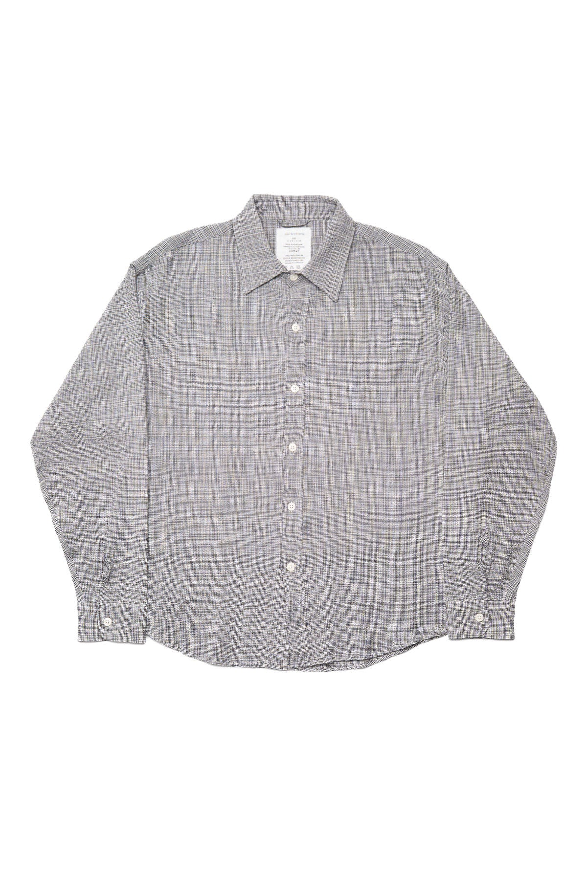 Vacation Shirt - Mini Houndstooth Seersucker