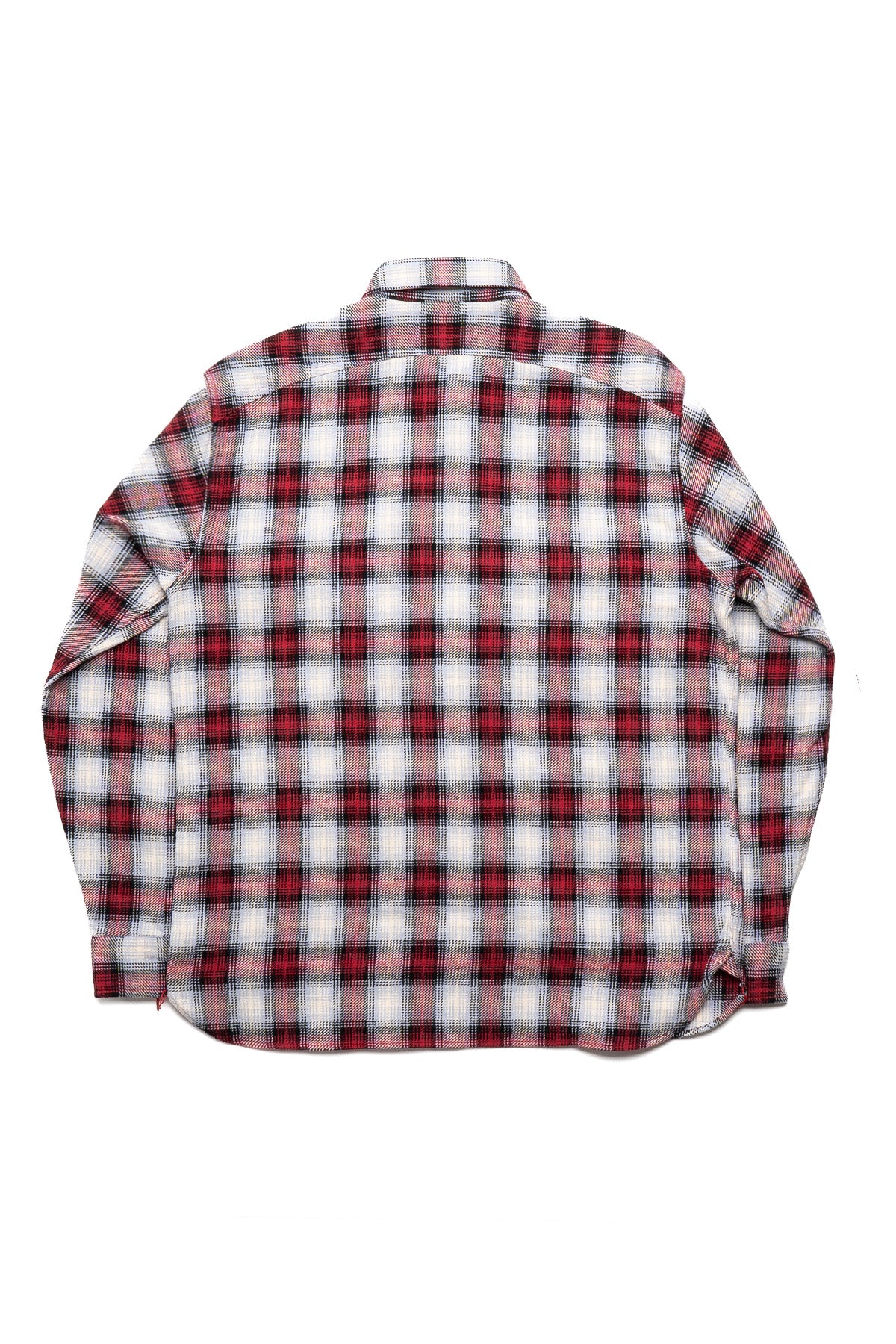 Twill Check L/S Work Shirt - Red/White