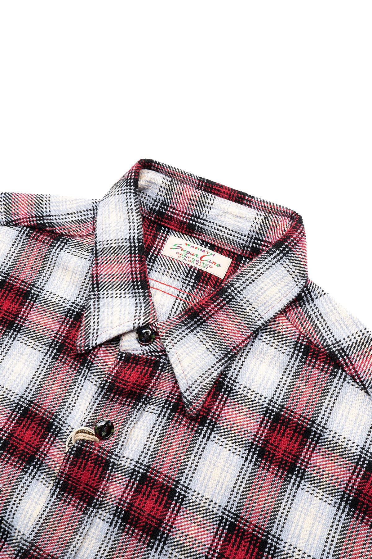 Twill Check L/S Work Shirt - Red/White