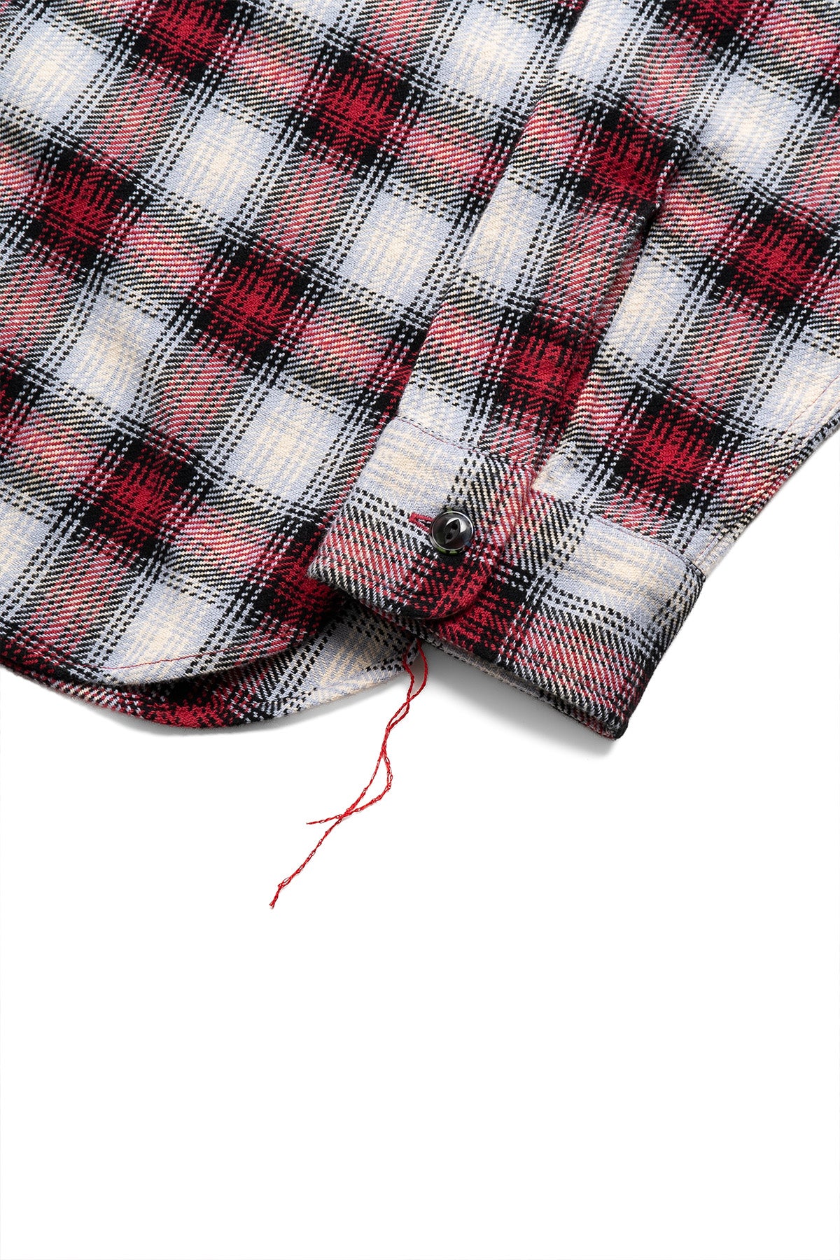 Twill Check L/S Work Shirt - Red/White