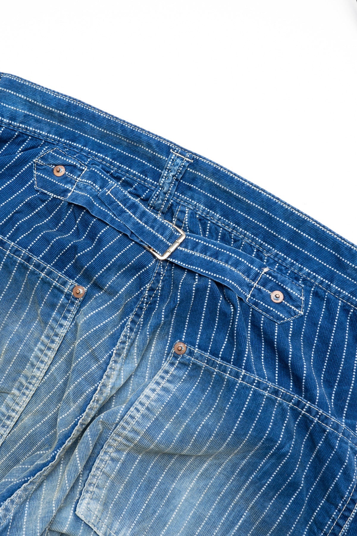 Indigo Wabash Corduroy Work Pants - One Wash