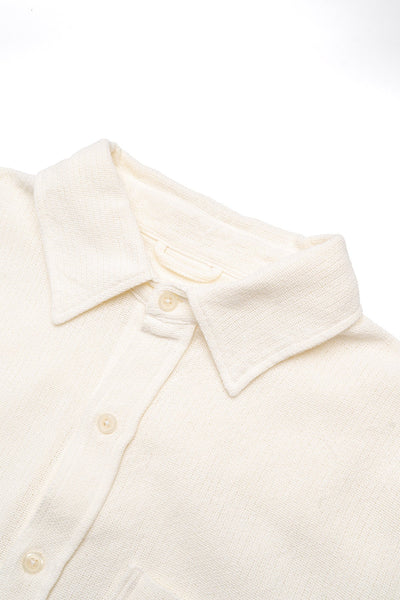 Island Shirt - White Net