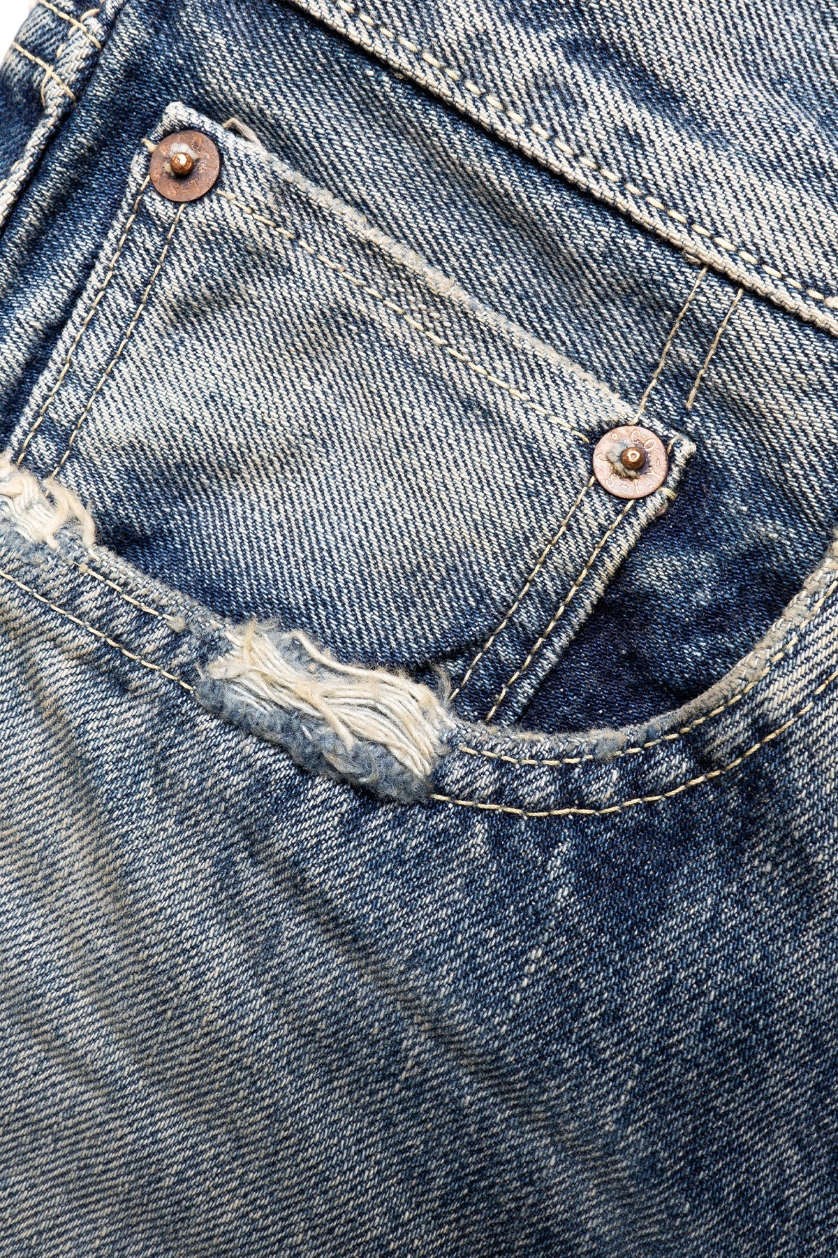 14.25oz Denim 1947 Model - Remake Aged Model - Regular Straight