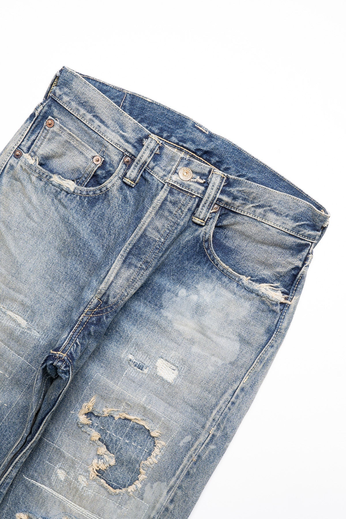 14.25oz Denim 1947 Model - Remake Aged Model - Regular Straight