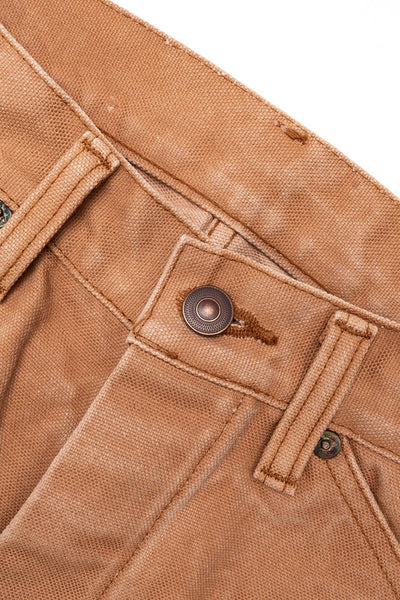 Persimmon Tannin Dye Heavy Duck Work Pants - Wide