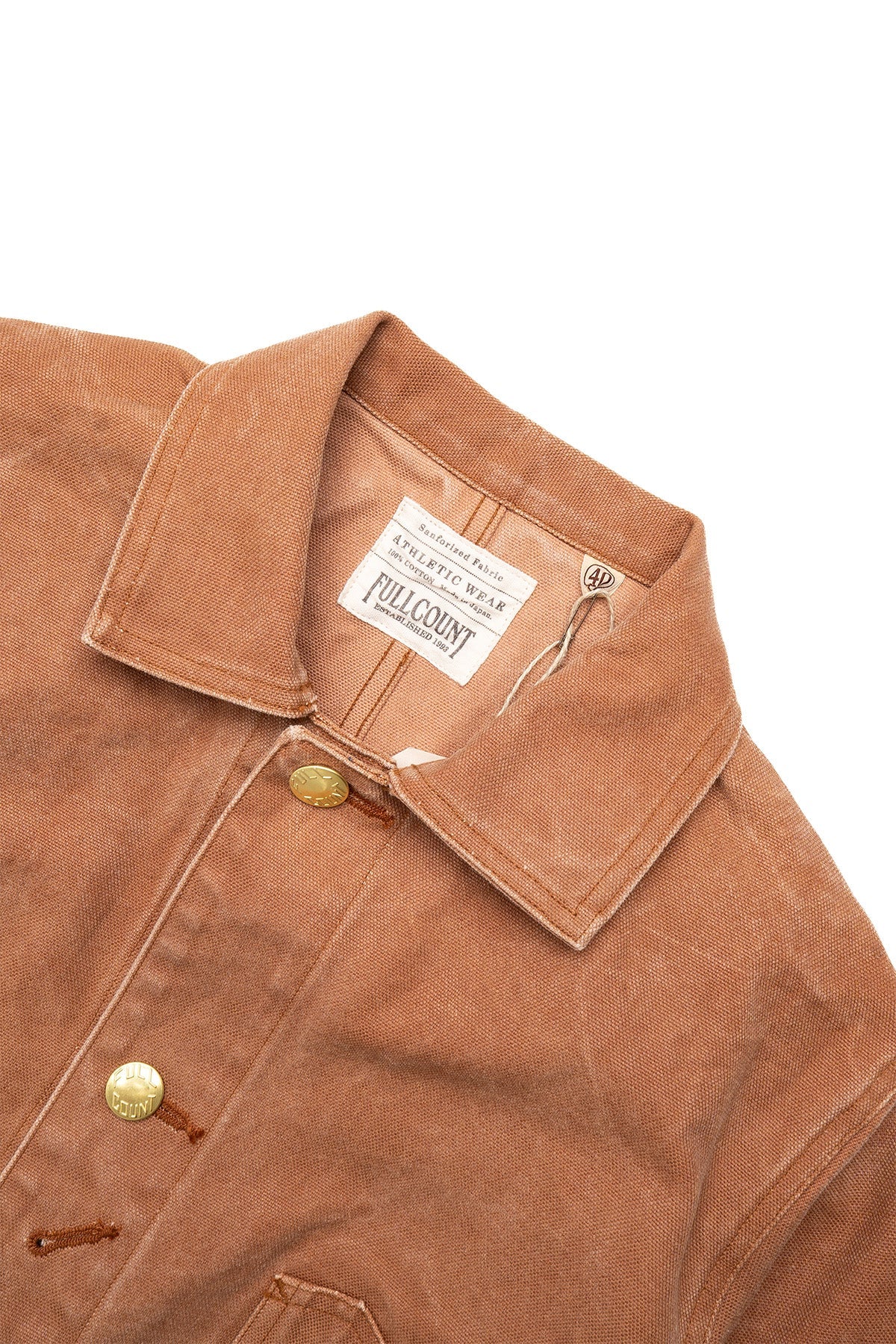 Early 1900s Persimmon Tannin Dye Heavy Duck Chore Jacket