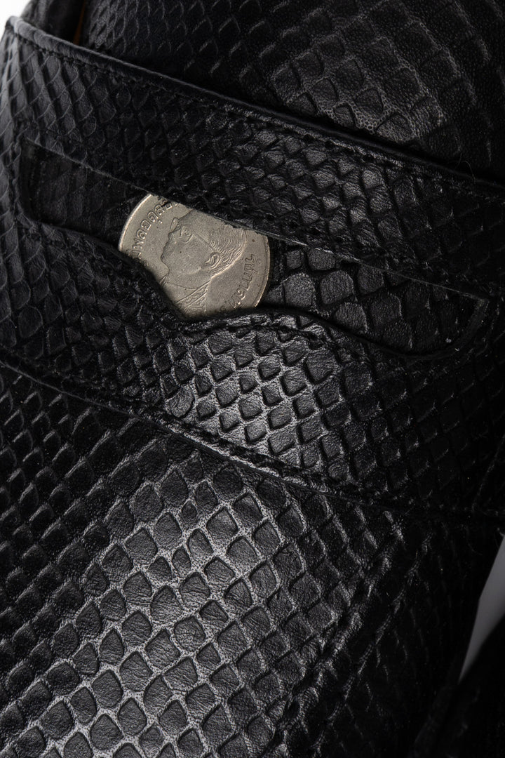 Coin Loafer Mule - Snake Black – BLUE IN GREEN SOHO