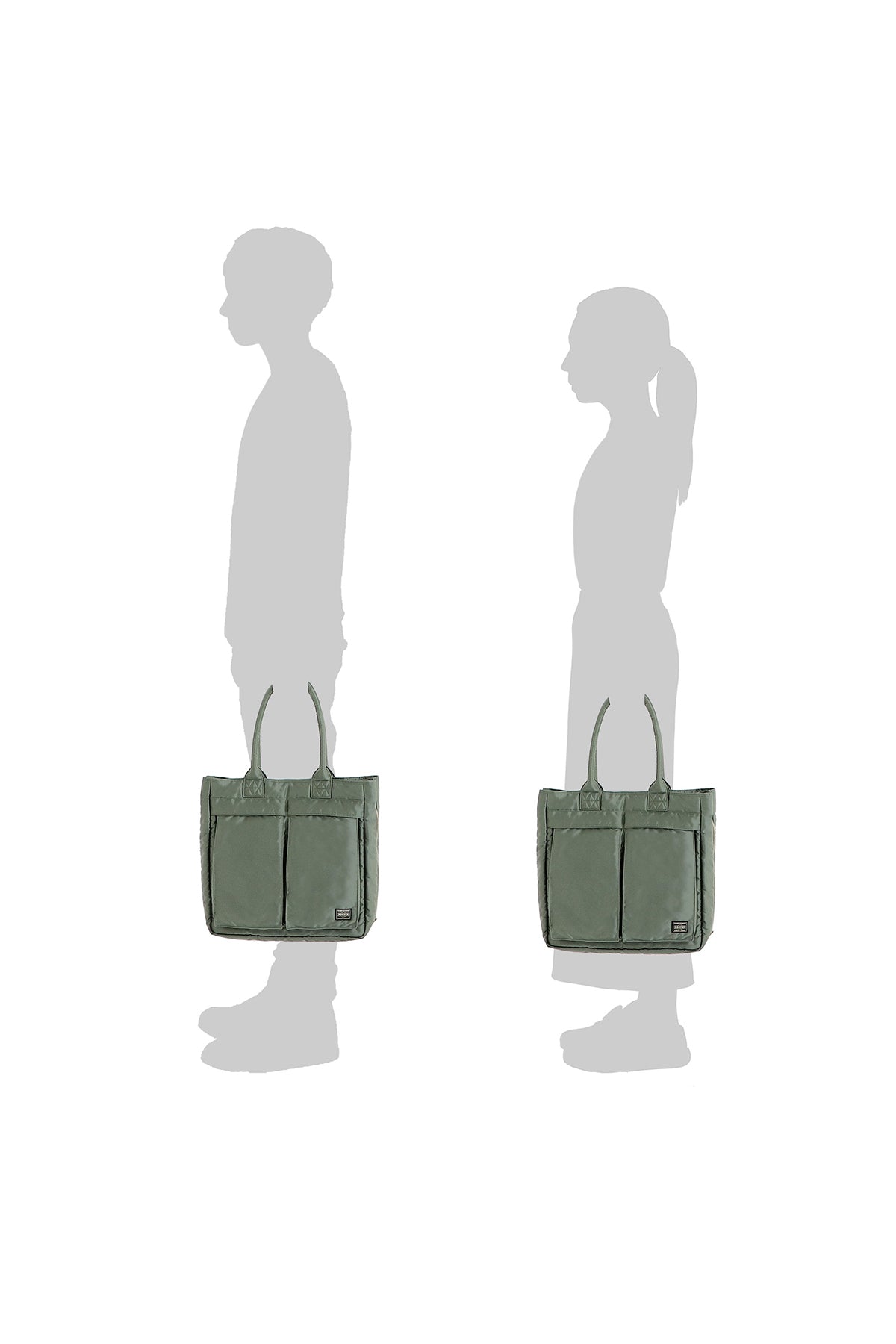 Tanker Carrying Tote Bag - Sage Green
