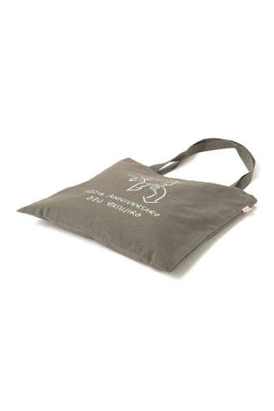 Yasujiro Ozu x BEAMS JAPAN Logo Tote Bag - Charcoal