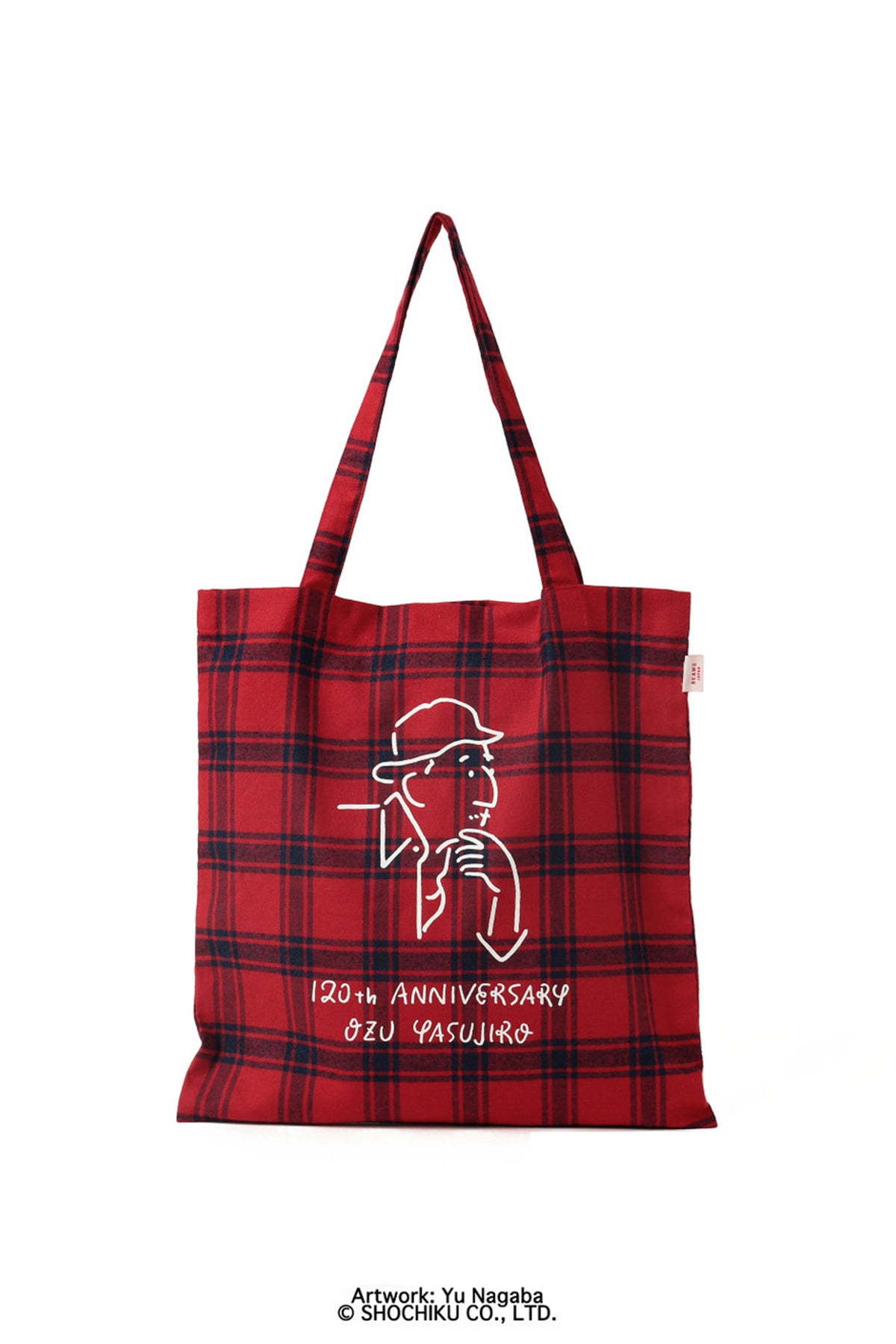 Yasujiro Ozu x BEAMS JAPAN Logo Tote Bag - Red