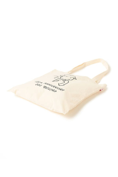 Yasujiro Ozu x BEAMS JAPAN Logo Tote Bag - Off White