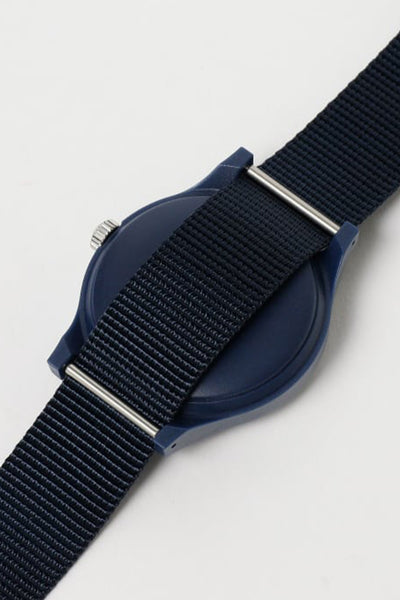 BEAMS JAPAN Kanji Number Wrist Watch - Navy