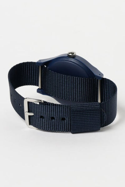 BEAMS JAPAN Kanji Number Wrist Watch - Navy