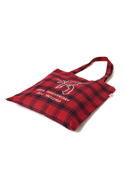 Yasujiro Ozu x BEAMS JAPAN Logo Tote Bag - Red