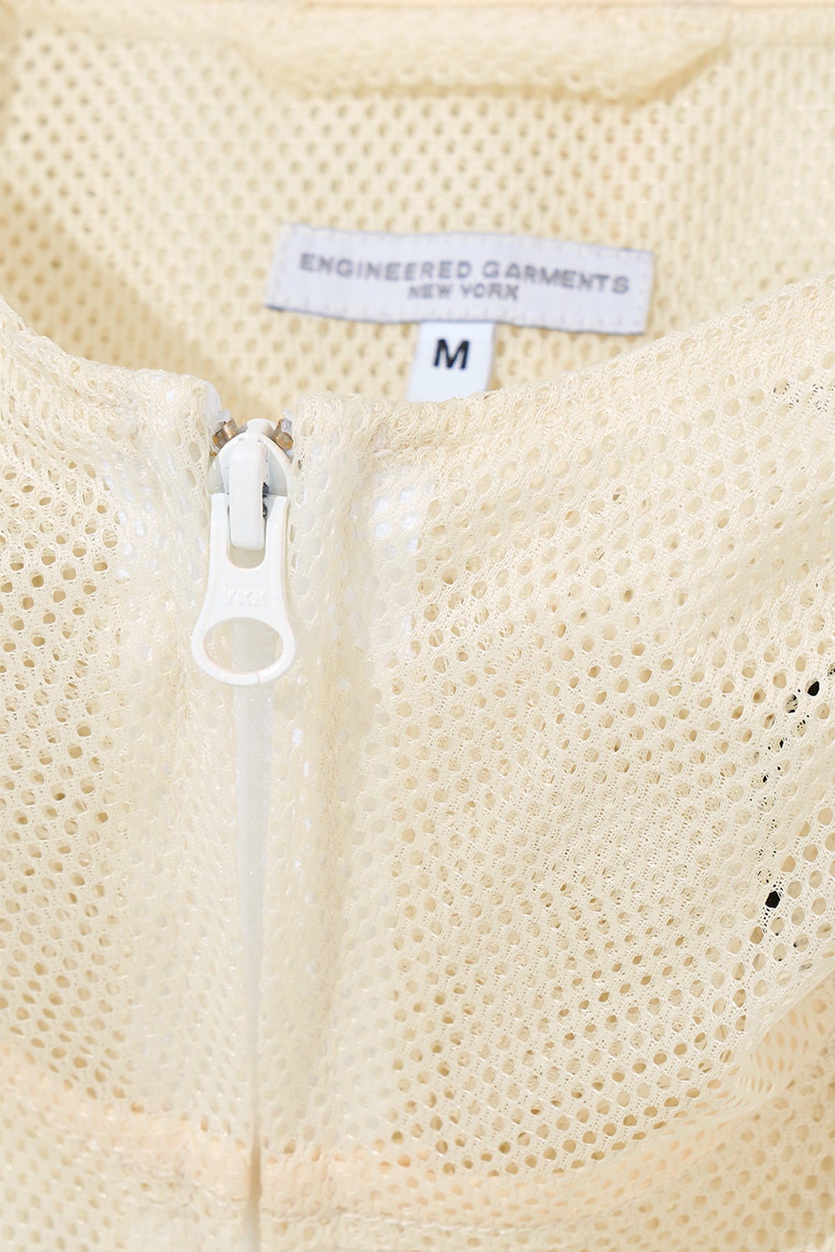 Mesh Parka for Nepenthes NY and Blue in Green - Natural