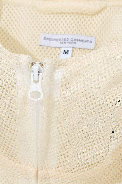 Mesh Parka for Nepenthes NY and Blue in Green - Natural