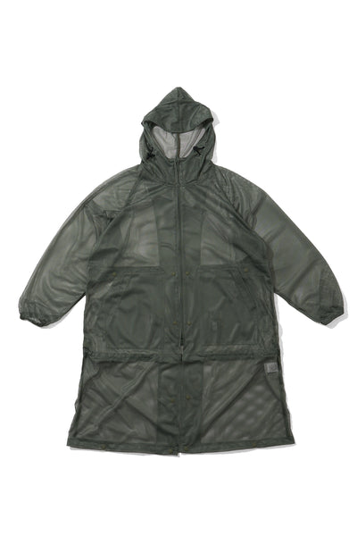 Mesh Parka for Nepenthes NY and Blue in Green - Olive