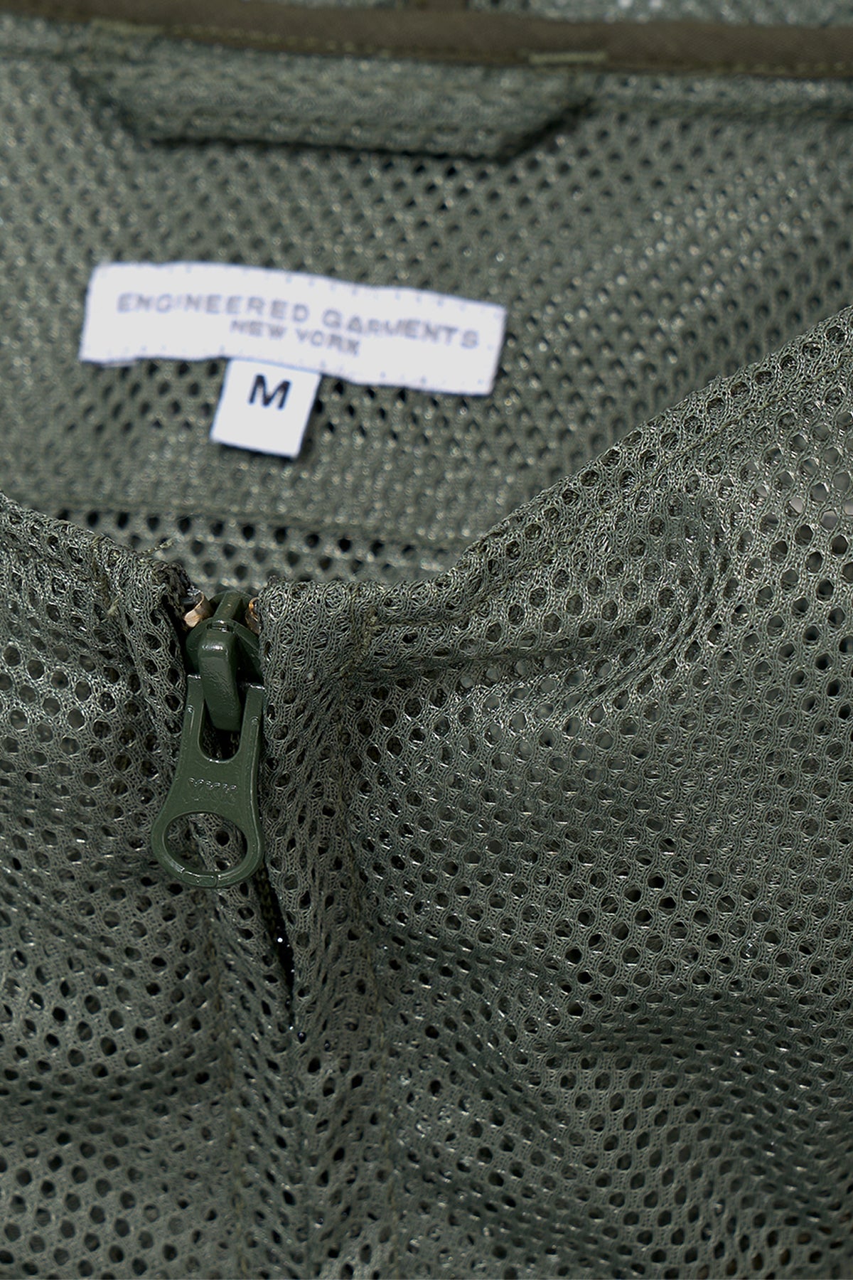 Mesh Parka for Nepenthes NY and Blue in Green - Olive
