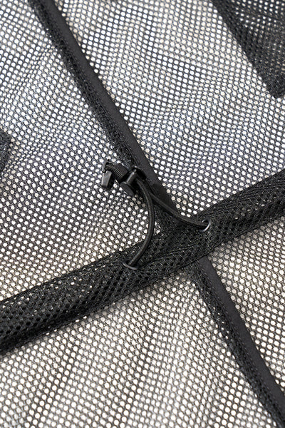 Mesh Parka for Nepenthes NY and Blue in Green - Black