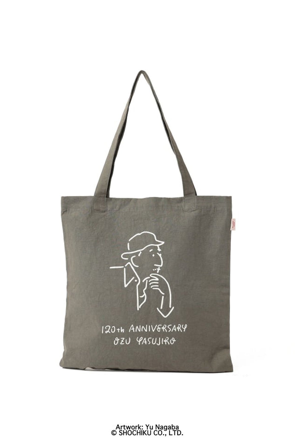 Yasujiro Ozu x BEAMS JAPAN Logo Tote Bag - Charcoal