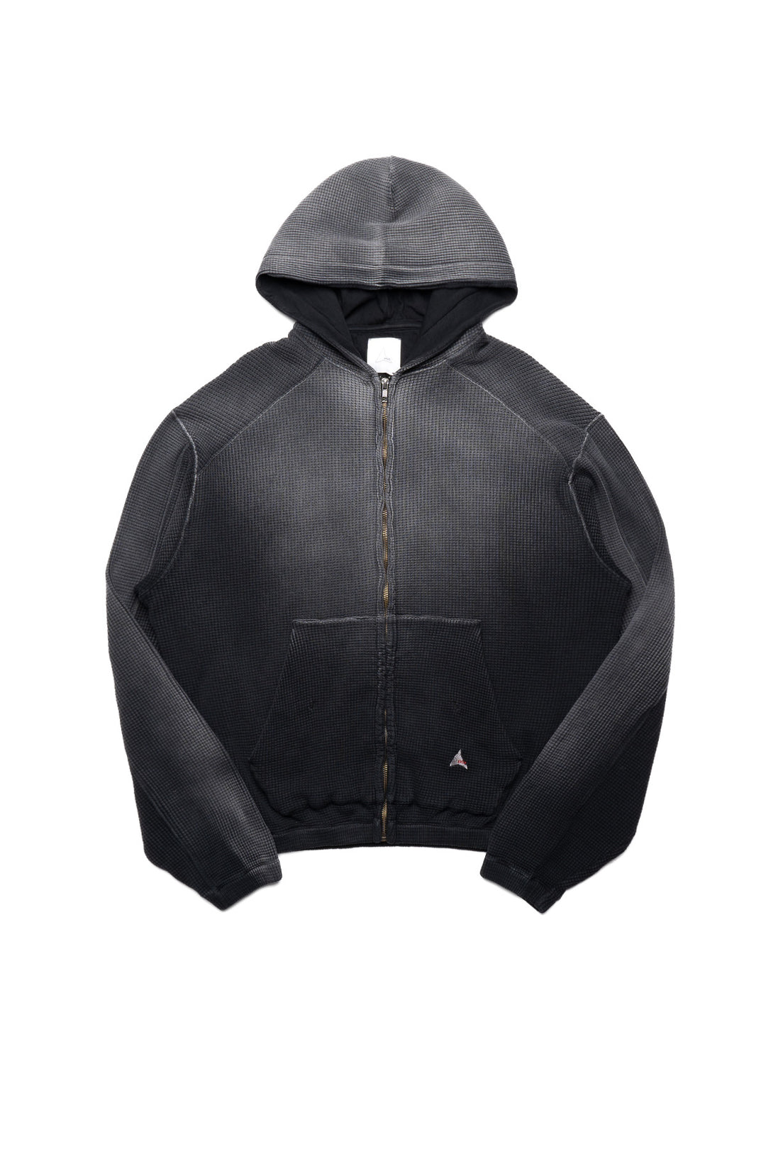 hide3777 Bee Sun Faded Waffle Zip Up Hoodie - Black – BLUE IN GREEN SOHO