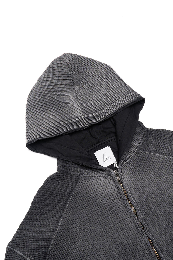 トップス RADIALL WHEELS - ZIP HOODIE FADED BLACK RADIALL ジップパーカー WHEELS ZIP UP HOODIE ブラック | ストリート