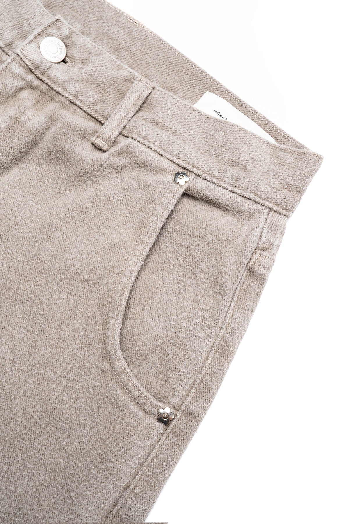 Straight Cut Jeans - Brushed Mudstone