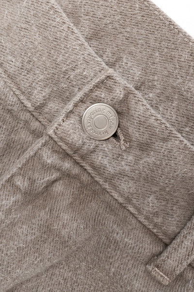 Straight Cut Jeans - Brushed Mudstone