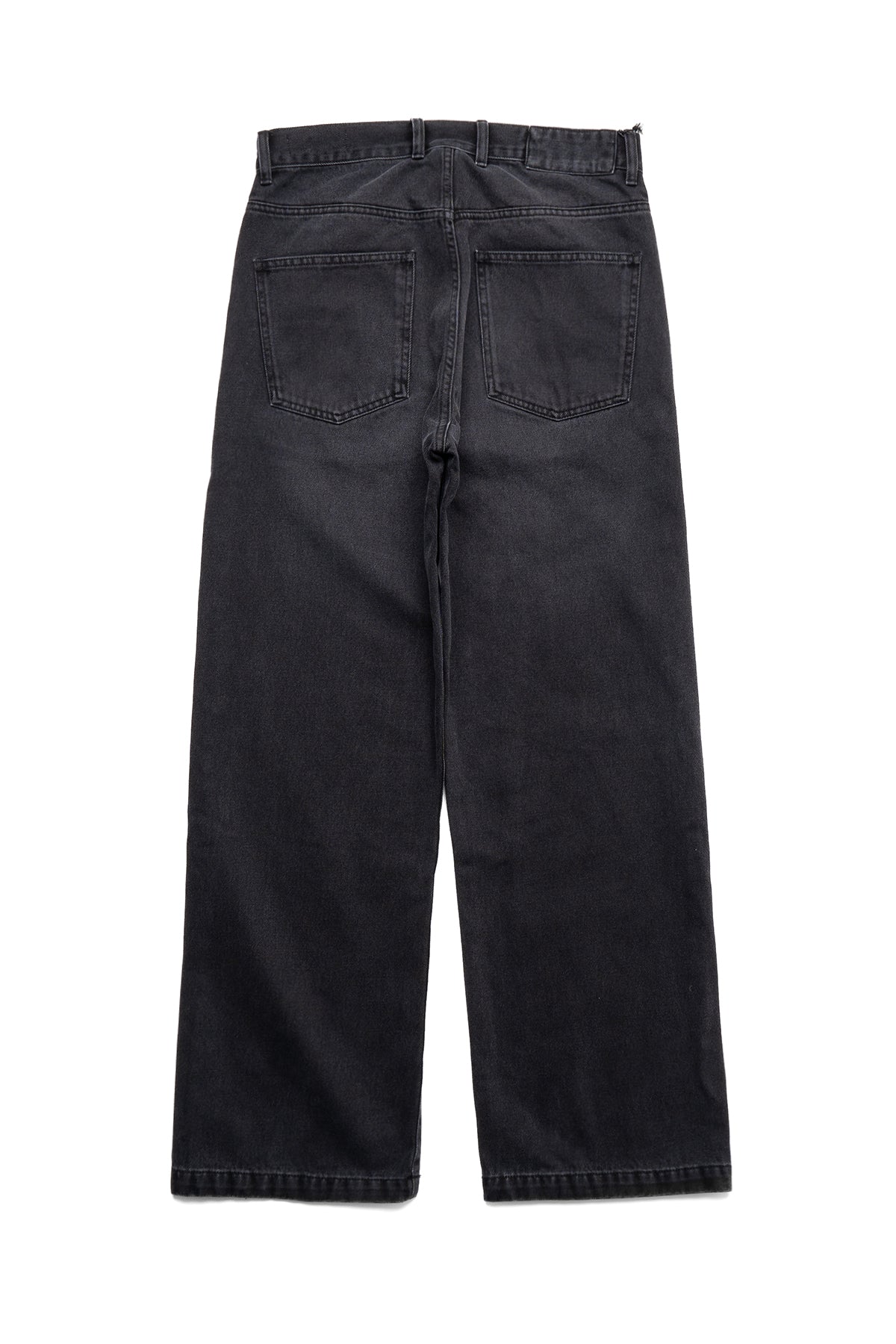 Straight Cut Jeans - Faded Black