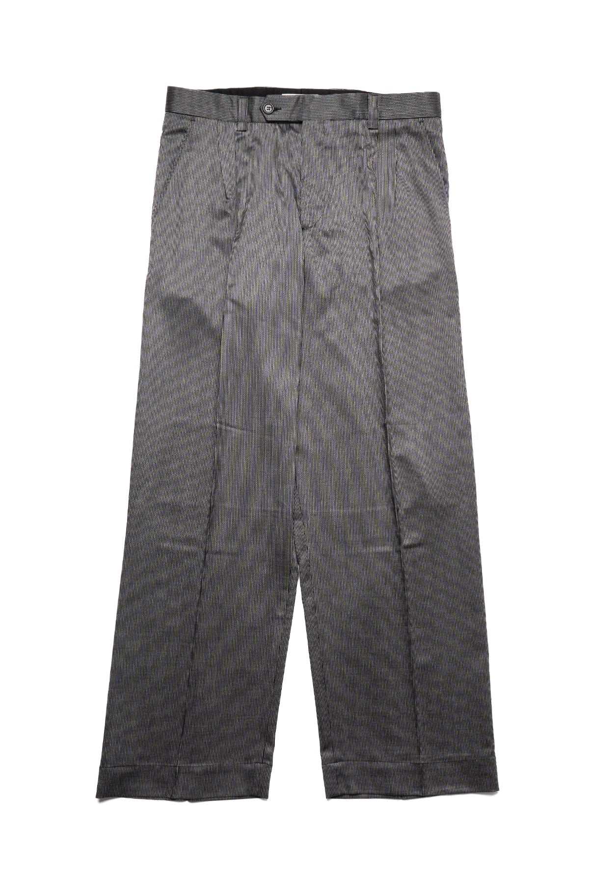 Classic Trousers - Fine Silver Stripe