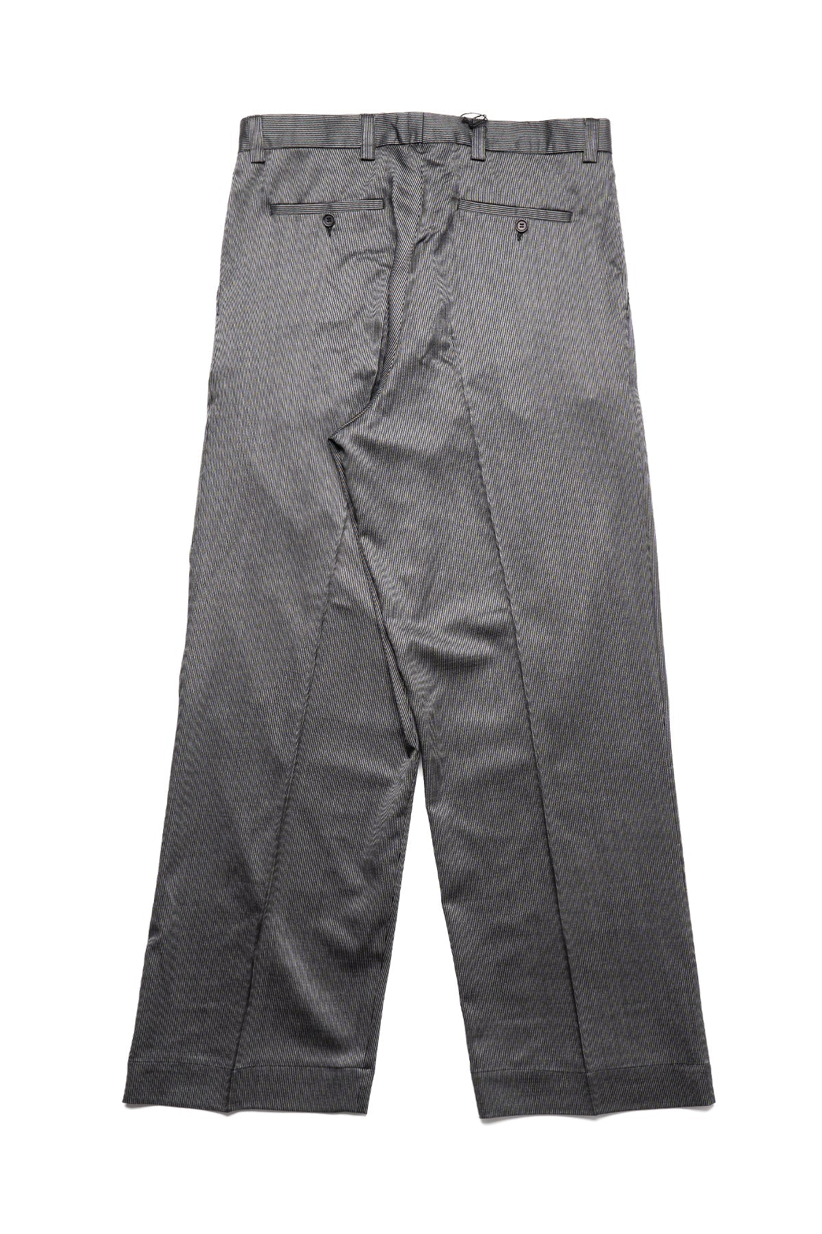 Classic Trousers - Fine Silver Stripe